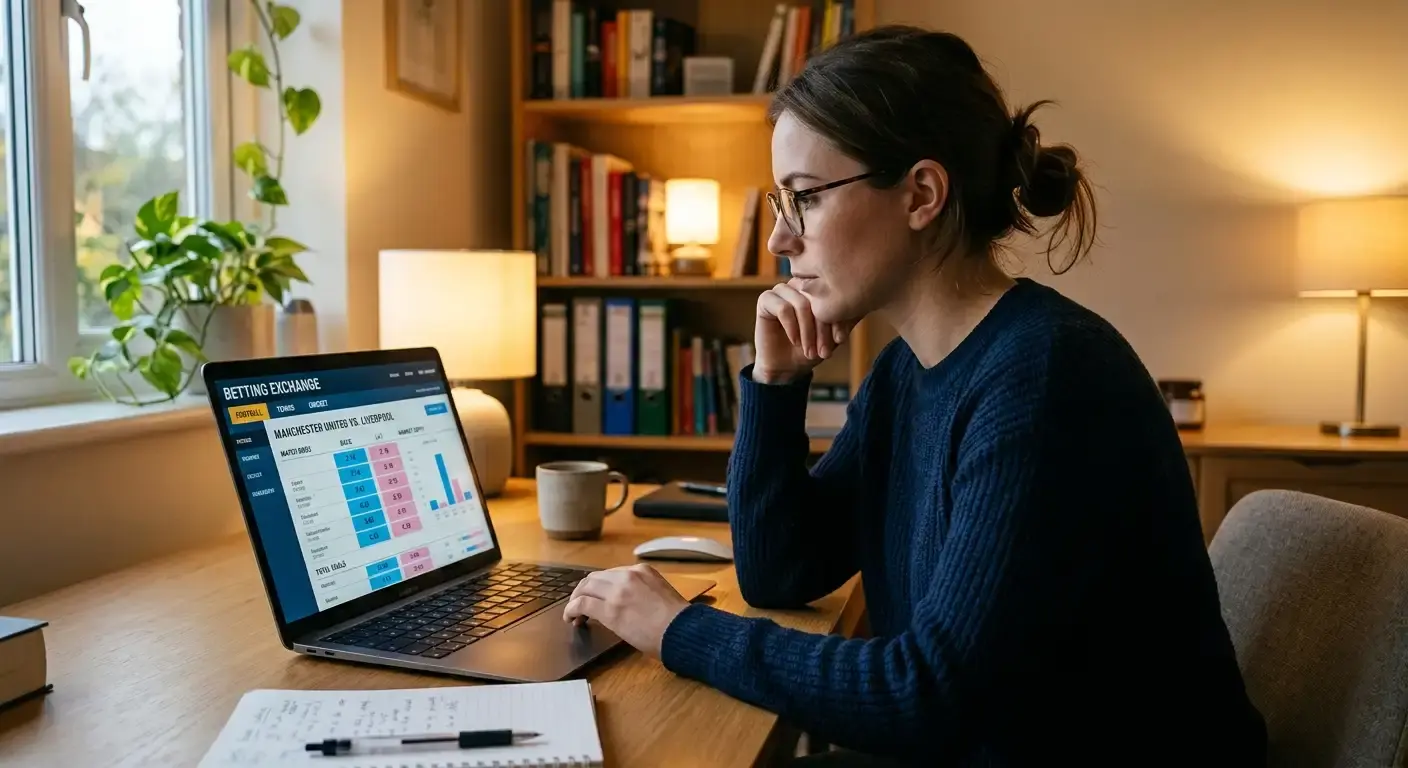 Bettor taking the bookmaker's side by laying a football outcome