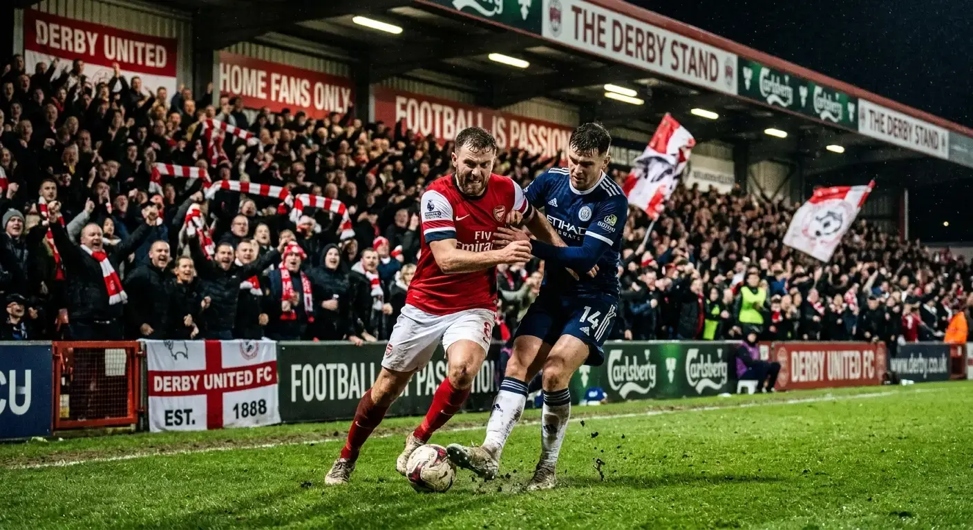 Two attacking teams in a heated derby where a draw looks unlikely