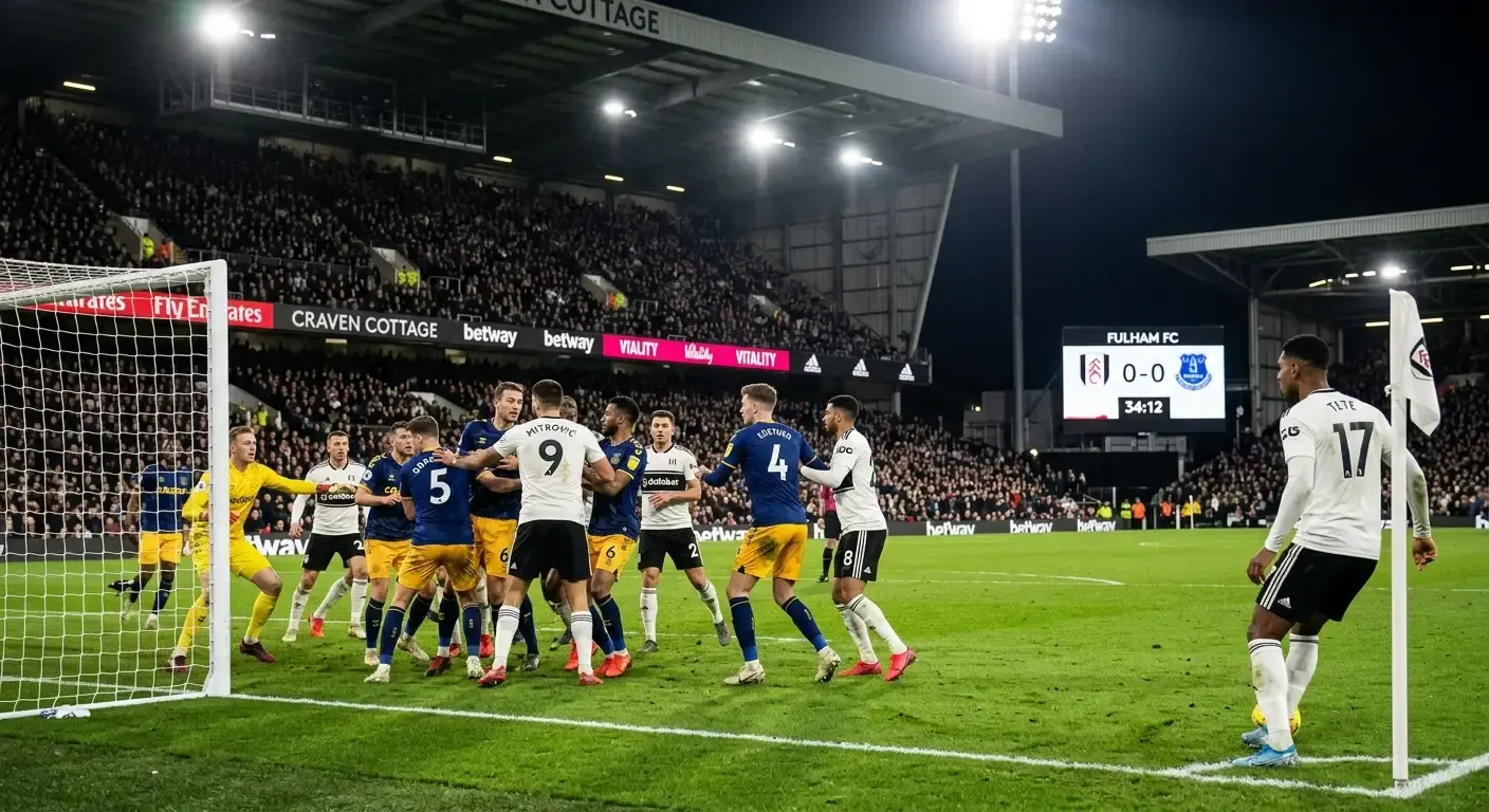 Football match viewed through its texture of corners and fouls rather than the result
