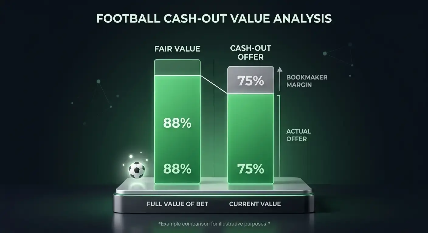 Clean graphic showing the margin built into every cash out offer