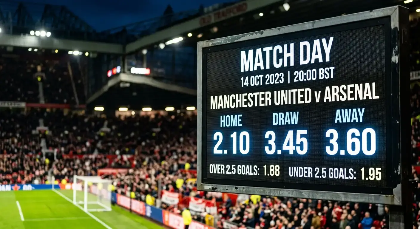 Football price displayed as a constantly shifting, living number before kick-off