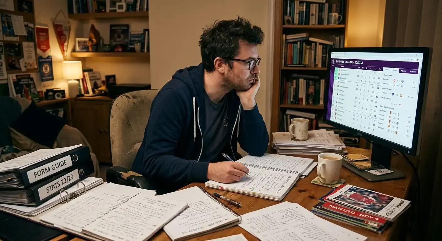 Bettor focused on a single football league building deep specialist knowledge