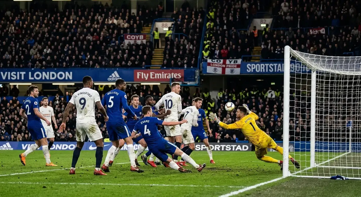 Team defending deep and inviting pressure after taking a first-half lead