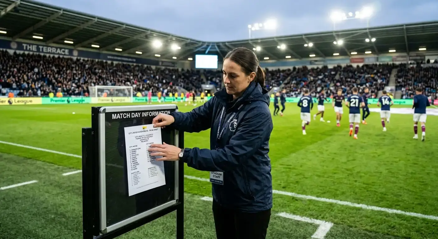 Team news being revealed before a match, shifting the football odds